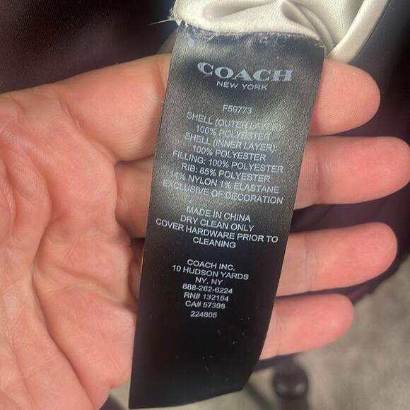 Coach Reversible Ranch Floral Varsity Multicolor Jacket Women's M - Picture 16 of 16